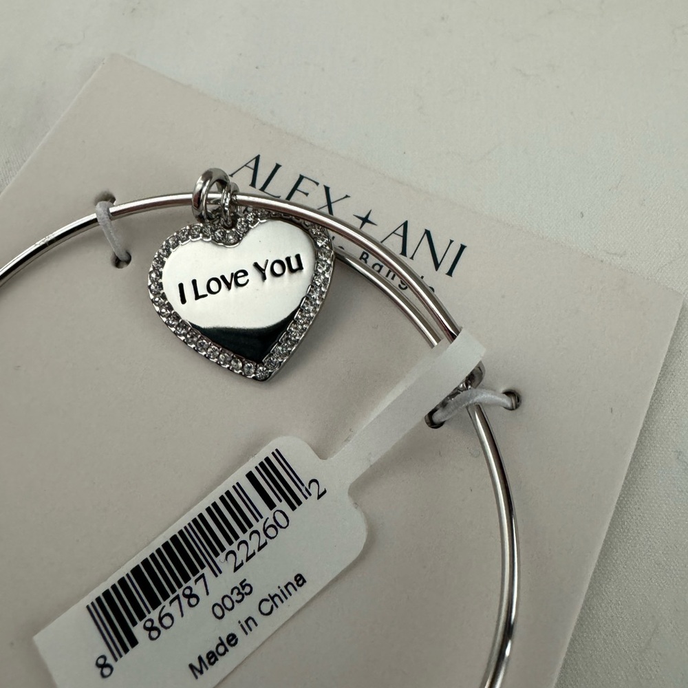 ALEX+ANI I LOVE YOU BRACELET - Picture 4 of 5